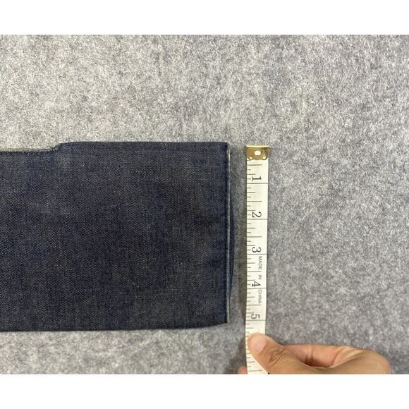 Armani Exchange Purse Womens Blue Denim A/X Clutch / Wallet - Picture 11 of 12